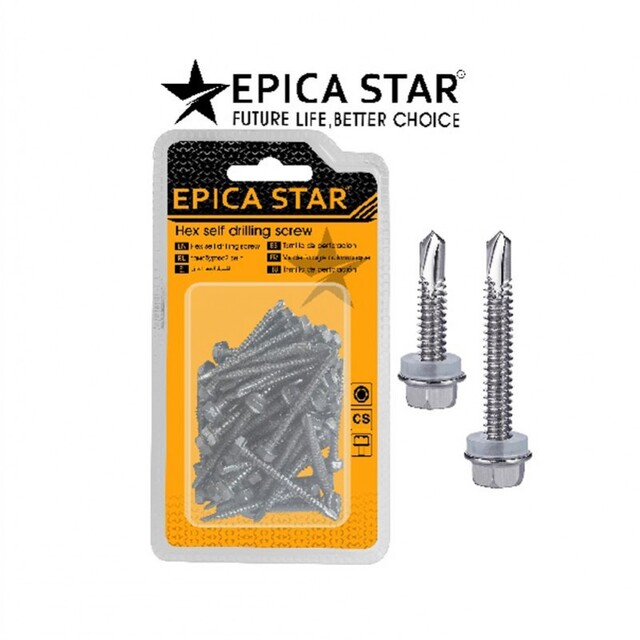 EPICA STAR ΕΞΑΓΩΝΕΣ ΒΙΔΕΣ Μ4.8x38mm 70ΤΜΧ EP-30797