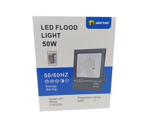 JORTAN LED ΠΡΟΒΟΛΕΑΣ 50W RGB 220V JGTGD-TP50WRGB