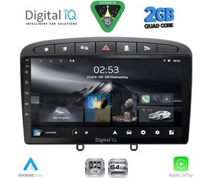 DIGITAL IQ RSD 1513BL_CPA (9inc) MULTIMEDIA TABLET for PEUGEOT 308 mod. 2007-2012 - RCZ mod.2009-2015 (BLACK)