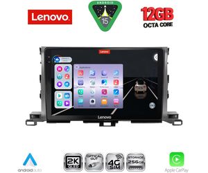 LENOVO SSZ 12700_CPA (10inc) MULTIMEDIA TABLET for TOYOTA HIGHLANDER mod. 2014-2019