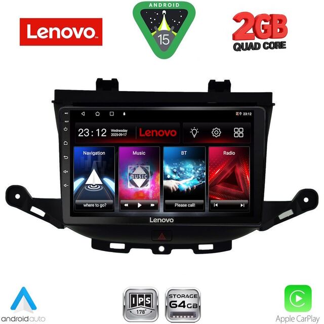 LENOVO LVD 2483_CPA (9inc) MULTIMEDIA TABLET for OPEL ASTRA K  mod.2015-2022