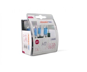 H11 12V 55W PGJ19-2 POWERTEC ULTRA WHITE 2ΤΕΜ. M-TECH