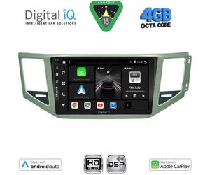 DIGITAL IQ BXF 16745_CPAA (SL) (10inc) MULTIMEDIA TABLET for VW GOLF SPORTSVAN mod. 2014-2021