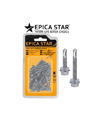 EPICA STAR ΕΞΑΓΩΝΕΣ ΒΙΔΕΣ Μ4.8x25mm 100ΤΜΧ EP-30796