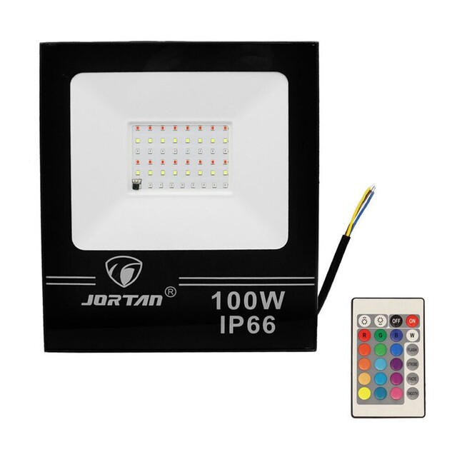 JORTAN LED ΠΡΟΒΟΛΕΑΣ 100W/RGB/220V JGTGD-TP100WRGB