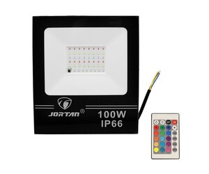 JORTAN LED ΠΡΟΒΟΛΕΑΣ 100W/RGB/220V JGTGD-TP100WRGB