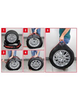 ΤΣΑΝΤΕΣ ΜΕΤΑΦΟΡΑΣ 4 ΕΛΑΣΤΙΚΩΝ TYRE WRAP BASIC (L) 13-19 INCH