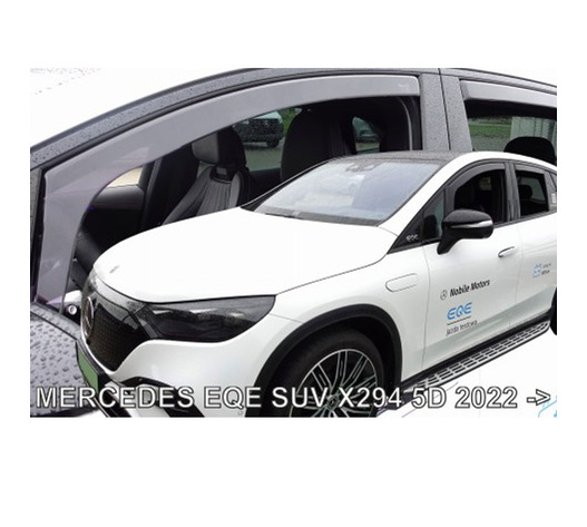 ΑΝΕΜΟΘΡΑΥΣΤΕΣ ΓΙΑ MERCEDES EQE 5D 2022+ ΣΕΤ ΑΥΤΟΚΙΝΗΤΟΥ ΑΠΟ ΕΥΚΑΜΠΤΟ ΦΙΜΕ ΠΛΑΣΤΙΚΟ HEKO - 4 ΤΕΜ