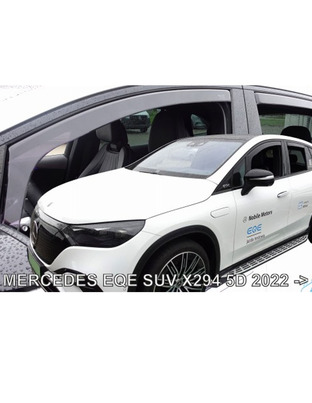ΑΝΕΜΟΘΡΑΥΣΤΕΣ ΓΙΑ MERCEDES EQE 5D 2022+ ΣΕΤ ΑΥΤΟΚΙΝΗΤΟΥ ΑΠΟ ΕΥΚΑΜΠΤΟ ΦΙΜΕ ΠΛΑΣΤΙΚΟ HEKO - 4 ΤΕΜ