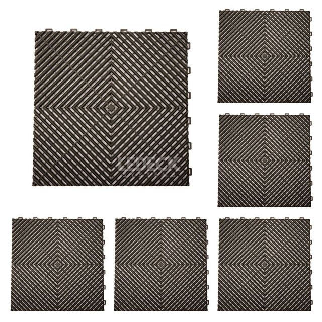 DIGITAL IQ PLASTIC FLOOR TILES 6TEM (GREY)