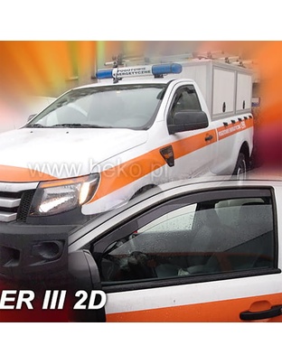 ΑΝΕΜΟΘΡΑΥΣΤΕΣ ΓΙΑ FORD RANGER 2D 2012+ ΖΕΥΓΑΡΙ ΑΠΟ ΕΥΚΑΜΠΤΟ ΦΙΜΕ ΠΛΑΣΤΙΚΟ HEKO - 2 ΤΕΜ.