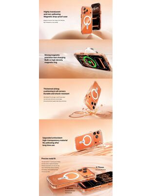 REMAX RMC-12 TRANSPARENT MAGNETIC CASE for iPHONE 17