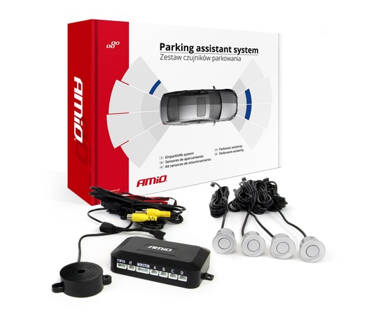 Amio - Αισθητήρας Παρκαρίσματος AMiO PS Visible 22mm Ασημί – 1 τεμ. (02990/AM)