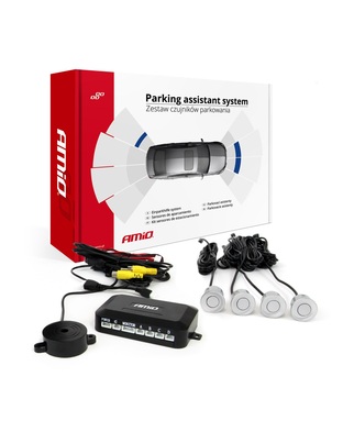Amio - Αισθητήρας Παρκαρίσματος AMiO PS Visible 22mm Ασημί – 1 τεμ. (02990/AM)