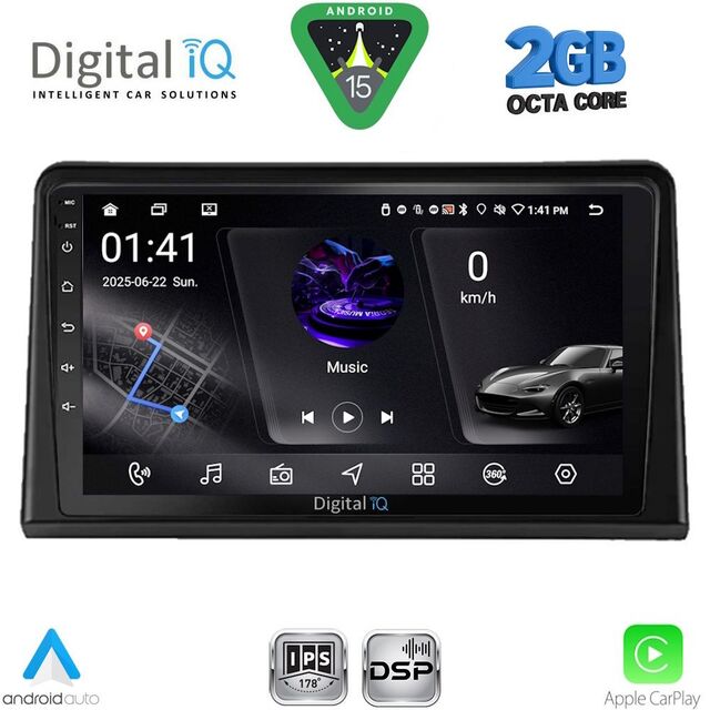 DIGITAL IQ RSF 4548_CPA (9inc) MULTIMEDIA TABLET for RENAULT EXPRESS mod. 2020-2026
