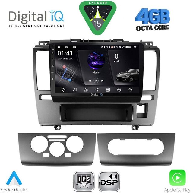 DIGITAL IQ RSG 6465_CPA (9inc) MULTIMEDIA TABLET for NISSAN TIDA mod. 2004-2013