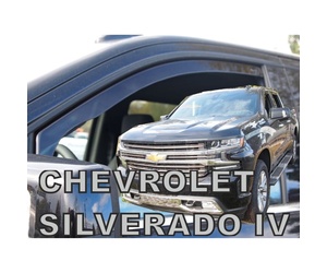 ΑΝΕΜΟΘΡΑΥΣΤΕΣ ΓΙΑ CHEVROLET SILVERADO 4D 2019-2021 ΖΕΥΓΑΡΙ ΑΠΟ ΕΥΚΑΜΠΤΟ ΦΙΜΕ ΠΛΑΣΤΙΚΟ HEKO - 2 ΤΕΜ.