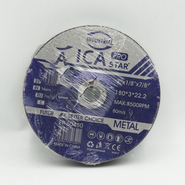 ΔΙΣΚΟΣ ΛΕΙΑΝΣΗΣ ΜΕΤΑΛΛΟΥ 180*3*22.2mm EPICA STAR TO-EP-50480