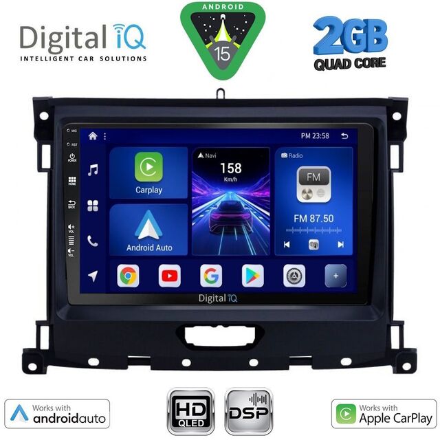 DIGITAL IQ BXC 3173_CPAA (9inc) MULTIMEDIA TABLET for FORD RANGER mod. 2018-2023