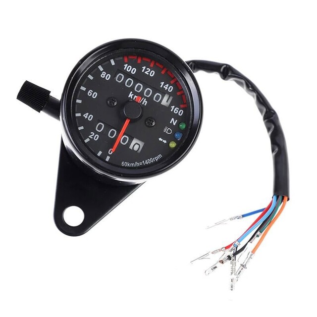UNIVERSAL ΤΑΧΥΜΕΤΡΟ 12V ΓΙΑ ΜΗΧΑΝΕΣ ΜΕ ΕΝΔΕΙΞΗ LED W06450-1