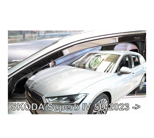 ΑΝΕΜΟΘΡΑΥΣΤΕΣ ΓΙΑ SKODA SUPERB 5D SW 2023+ ΖΕΥΓΑΡΙ ΑΠΟ ΕΥΚΑΜΠΤΟ ΦΙΜΕ ΠΛΑΣΤΙΚΟ HEKO - 2 ΤΕΜ.