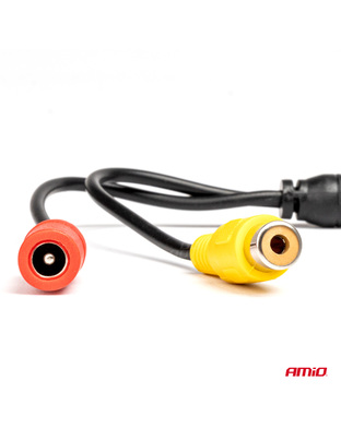 Amio - ΚΑΜΕΡΑ ΟΠΙΣΘΟΠΟΡΕΙΑΣ 12V 720pHD ΡΥΘΜΙΣΗ ΚΛΙΣΗΣ/ΤΕΤΡΑΓΩΝΗ ΜΕ ΜΕΤΑΛΛΙΚΗ ΒΑΣΗ ΣΤΗΡΙΞΗΣ HD-315 - 1 TEM. (03534/AM)