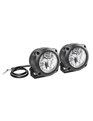 Lampa - Προβολείς Aux LED MAX LUM 2 Fog Beam 12V 2 LED 10W 740lm 6000K με Βάση Στήριξης, Στεγανότητα IP67 και Έγκριση E1 - 2 Τεμ. (9046.1-LM)