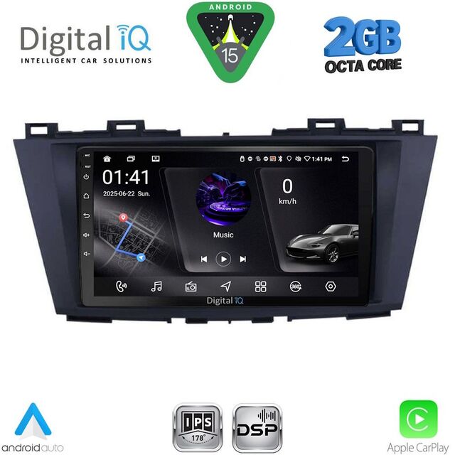 DIGITAL IQ RSF 4371_CPA (9inc) MULTIMEDIA TABLET for MAZDA 5 mod. 2011-2020