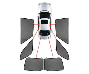 CarShades - ΚΟΥΡΤΙΝΑΚΙΑ  CAR SHADES ΓΙΑ FORD ECOSPORT 5D 2014+ - 6 ΤΕΜ. (PVC.FOR-ECOS-5-A)
