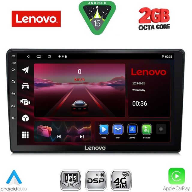LENOVO LVF 5699_CPA (10inc) MULTIMEDIA TABLET for TOYOTA AURIS mod. 2013-2015