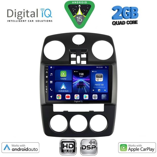 DIGITAL IQ BXC 3287_CPAA (9inc) MULTIMEDIA for CHRYSLER PT CRUISER mod. 2005-2010