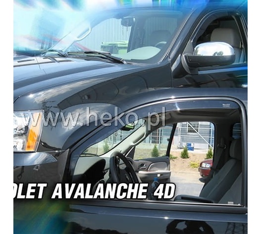 ΑΝΕΜΟΘΡΑΥΣΤΕΣ ΓΙΑ CHEVROLET AVALANCE 4D 2007-2013 ΖΕΥΓΑΡΙ ΑΠΟ ΕΥΚΑΜΠΤΟ ΦΙΜΕ ΠΛΑΣΤΙΚΟ HEKO - 2 ΤΕΜ.