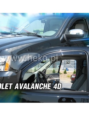 ΑΝΕΜΟΘΡΑΥΣΤΕΣ ΓΙΑ CHEVROLET AVALANCE 4D 2007-2013 ΖΕΥΓΑΡΙ ΑΠΟ ΕΥΚΑΜΠΤΟ ΦΙΜΕ ΠΛΑΣΤΙΚΟ HEKO - 2 ΤΕΜ.