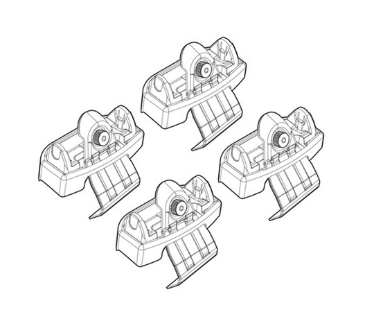 ΑΚΡΑ ΓΙΑ ΜΠΑΡΕΣ NORDRIVE ΓΙΑ AUDI A4 11/07+ KIT