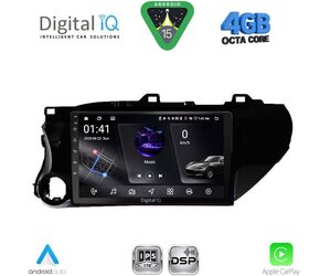 DIGITAL IQ RSG 6721_CPA (10inc) MULTIMEDIA TABLET for TOYOTA HILUX mod. 2017-2026