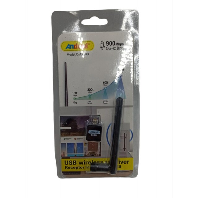ΑΣΥΡΜΑΤΟΣ ΑΝΤΑΠΤΟΡΑΣ ΔΙΚΤΥΟΥ 900Mbps ANDOWL Q-A220B