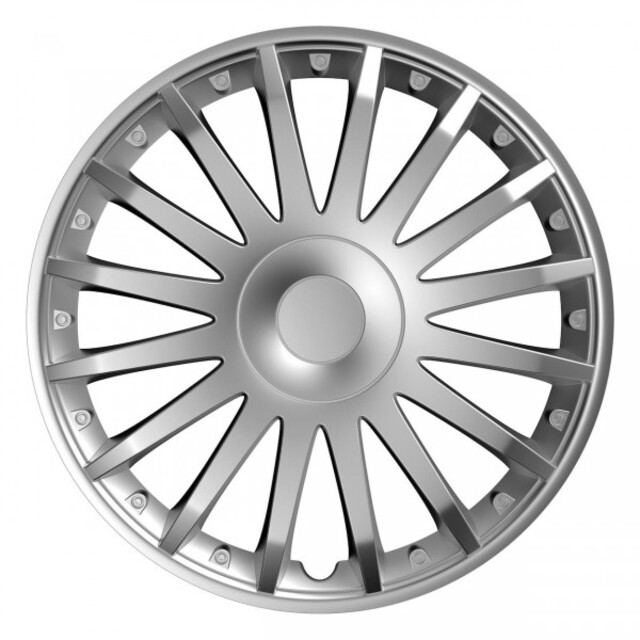 Amio - ΤΑΣΙΑ 15" CRYSTAL ΑΣΗΜΙ - ΣΕΤ 4ΤΕΜ ΣΕ KOYTI (6315/AM)
