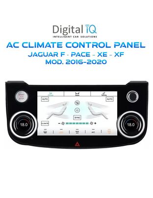 DIGITAL IQ FZ 2013_CL - TOUCHSCREEN CLIMATE CONTROL PANEL 7" for JAGUAR F - PACE - XE - XF mod. 2016-2020