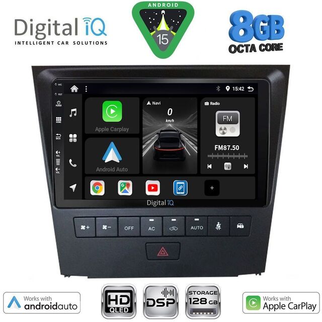 DIGITAL IQ BXF 7341_CPAA (9inc) MULTIMEDIA TABLET for LEXUS GS mod. 2004-2011
