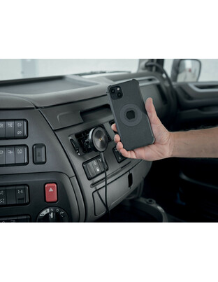 Μαγνητική Βάση Στήριξης Κινητού Mag Wireless Airvent της σειράς Optiline για Ίσιους Αεραγωγούς Αυτοκινήτου με δυνατότητα ασύρματης φόρτισης Max Power 15W, 15 μαγνήτες και 2 αυτοκόλλητα, μεταλλικά δακτυλίδια