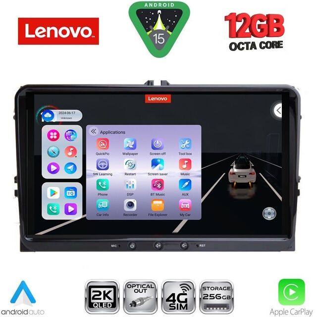 LENOVO SSZ 991_CPA (9'' DECK) MULTIMEDIA TABLET for VW GROUP mod. 2004-2020