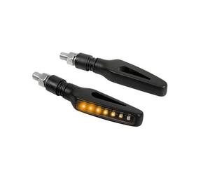ΦΛΑΣ ΜΟΤΟ GLORY SQ ΜΑΥΡΑ 12V SMD LED 98x36mm
