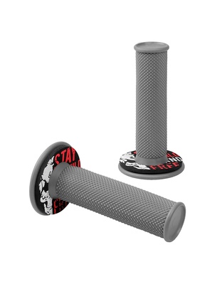 ΧΕΡΟΥΛΙΑ MOTO DONUT OFF-ROAD ΓΚΡΙ/ΚΟΚΚΙΝΑ 22MM+25MM 12CM 2ΤΕΜ
