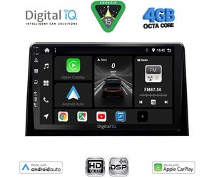 DIGITAL IQ BXF 17082_CPAA (10inc) MULTIMEDIA TABLET for CITROEN BERLINGO – OPEL COMBO – PEUGEOT PARTNER – TOYOTA PROACE mod. 2018-2026 - FIAT DOBLO mod. 2022-2026