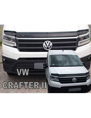 Heko - Ανεμοθραύστης Καπό Για VW Crafter II 2017 > / MAN TGE 2017 > υλικό Acrylic Χρώμα Φιμέ - 1 τεμ. (ΑΝΕΜ.F.02153)