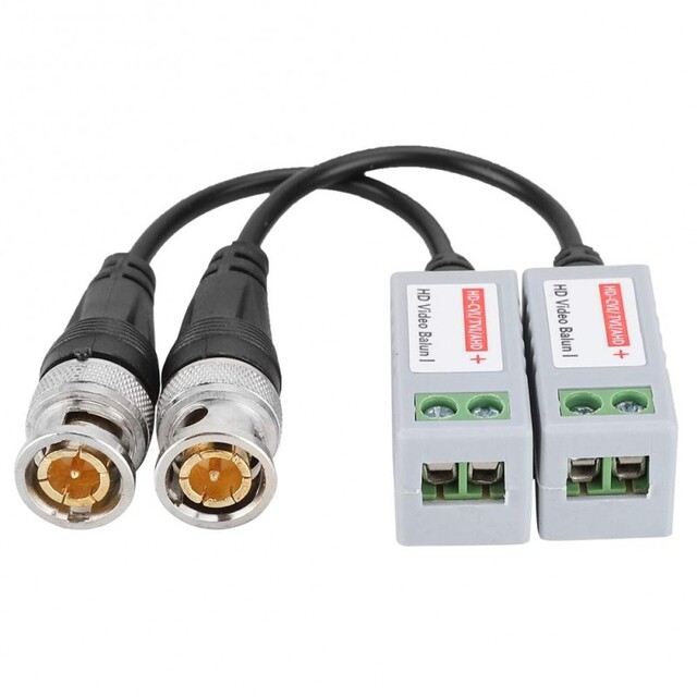 ΠΟΜΠΟΔΕΚΤΗΣ VIDEO BALUN 1080P ΠΑΘΗΤΙΚΟΣ SQ-0033