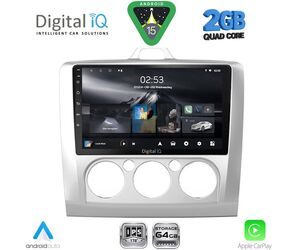 DIGITAL IQ RSD 1156SL_CPA A/C (9inc) MULTIMEDIA TABLET for FORD FOCUS mod. 2005-2012 (SILVER)