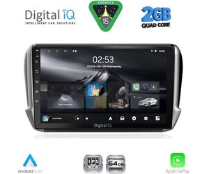 DIGITAL IQ RSD 1508_CPA (10inc) MULTIMEDIA TABLET for PEUGEOT 208-2008 mod. 2012-2021