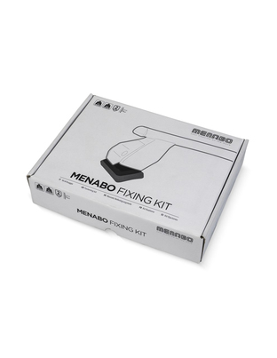 MENABO DLKIT88G KIT TYPE G ΑΚΡΑ (ΠΟΔΙΑ) ΓΙΑ ΜΠΑΡΕΣ ΟΡΟΦΗΣ DELTA / OMEGA BLACK / SILVER - 1 ΣΕΤ (15990/MB)