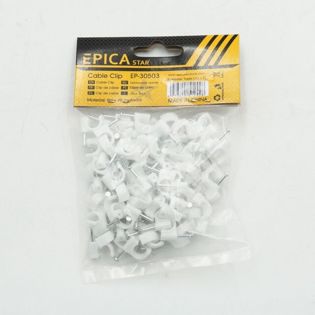 CABLE CLIP 8mm 100pcs EPICA STAR EP-30503